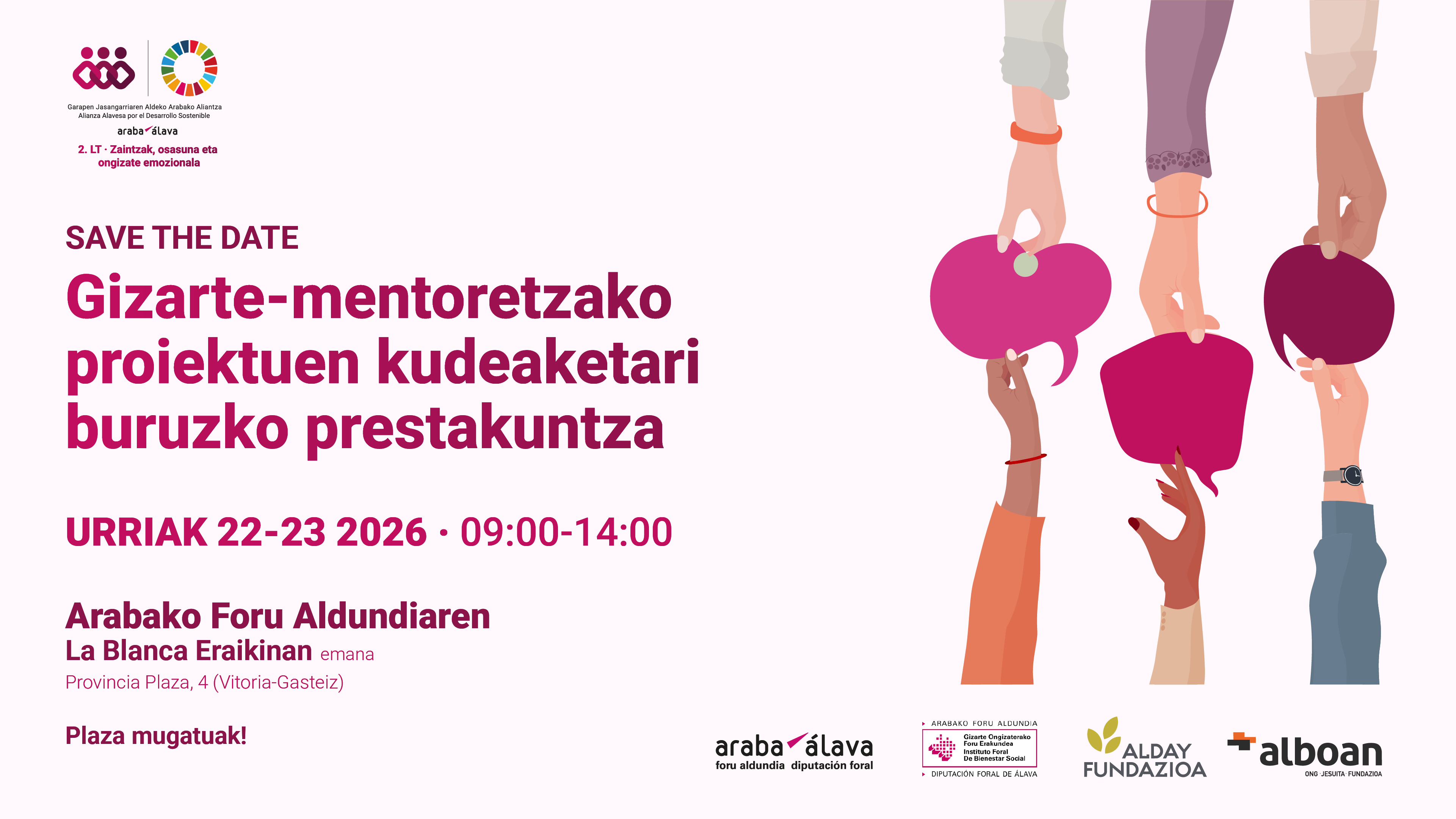 Gizarte-mentoretzako proiektuen kudeaketari buruzko prestakuntza